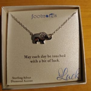Sterling Silver Elephant necklace